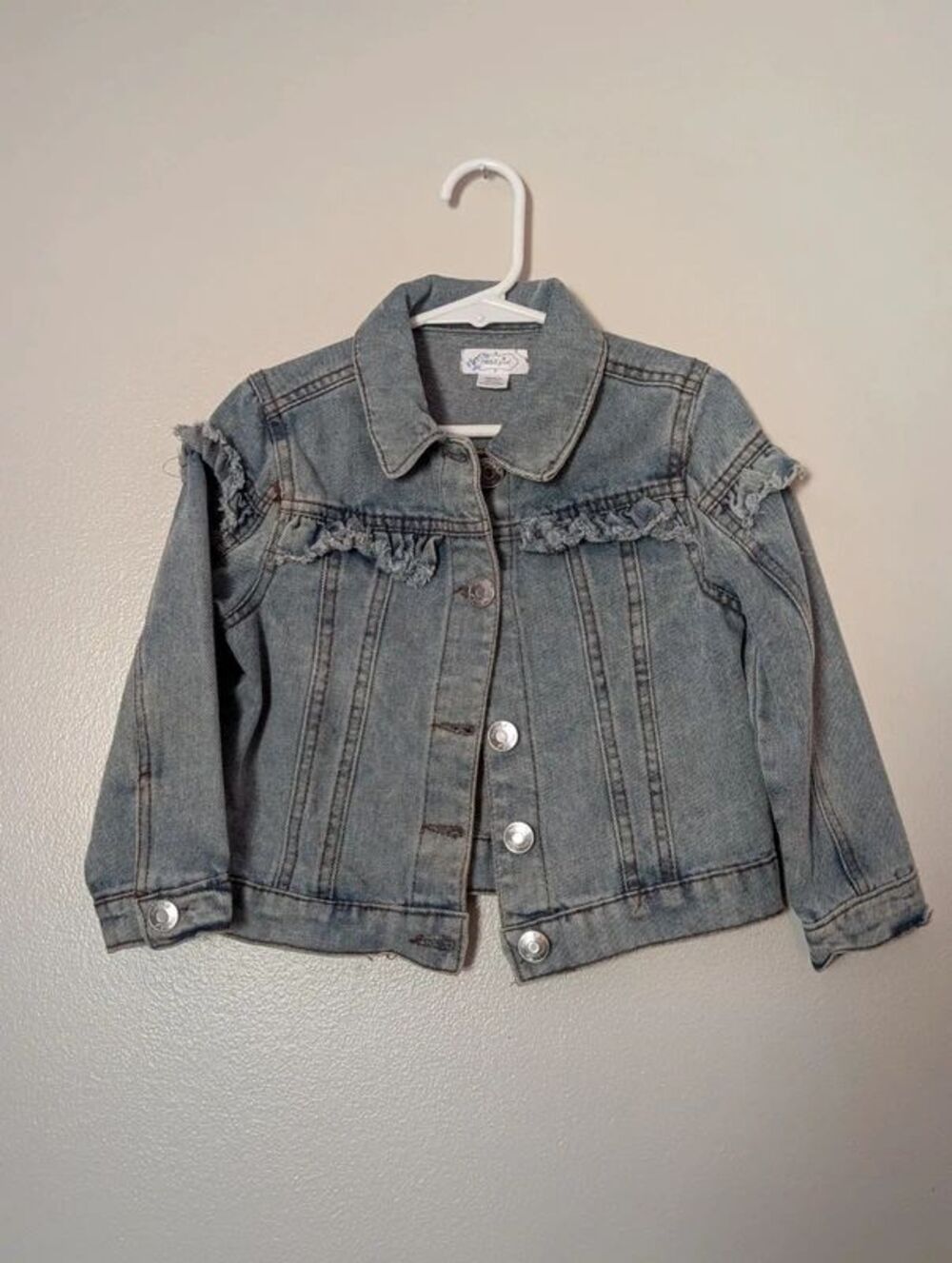 Mud Pie Girls 2T-3T • Denim Ruffled Jacket